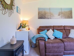 Living area - Chalet 23 Erw Porthor (Tywyn)