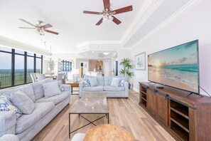 Condo, 4 Bedrooms | Living area - Phoenix West 1201 4 Bedroom Condo (Orange Beach)