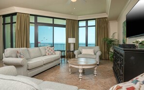 Condo, 3 Bedrooms | Living area - Phoenix West 805 3 Bedroom Condo (Orange Beach)