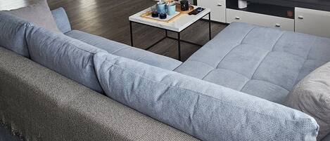 スタンダード アパートメント シービュー | リビング エリア