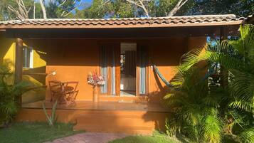 Stuga Comfort - 1 sovrum - utsikt mot trÀdgÄrden