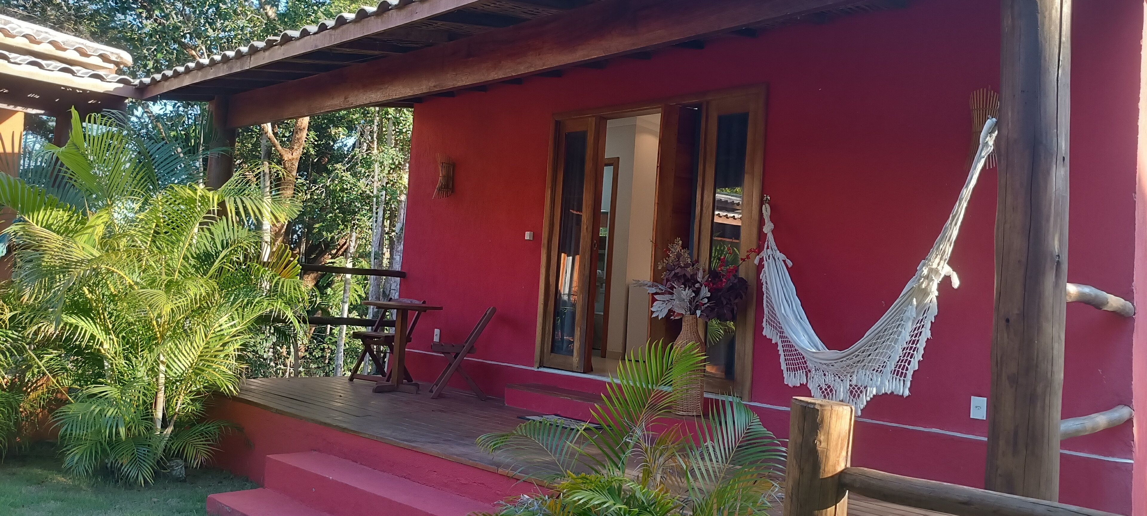 Stuga Deluxe - utsikt mot trädgården | Utsikt mot trädgården