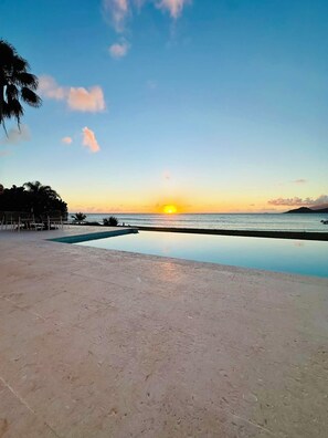 Outdoor pool - Brand New Beachfront 2-bedroom villa at Cades Bay, Chrishi Beach Club, Nevis (Cliftons)