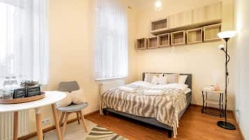 Apartamento clássico, sacada