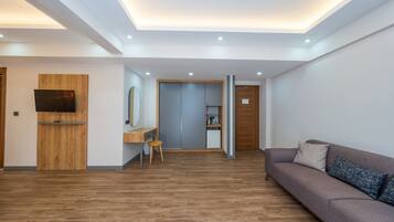 高級套房, 1 張加大雙人床, 非吸煙房, 山景 | 客廳