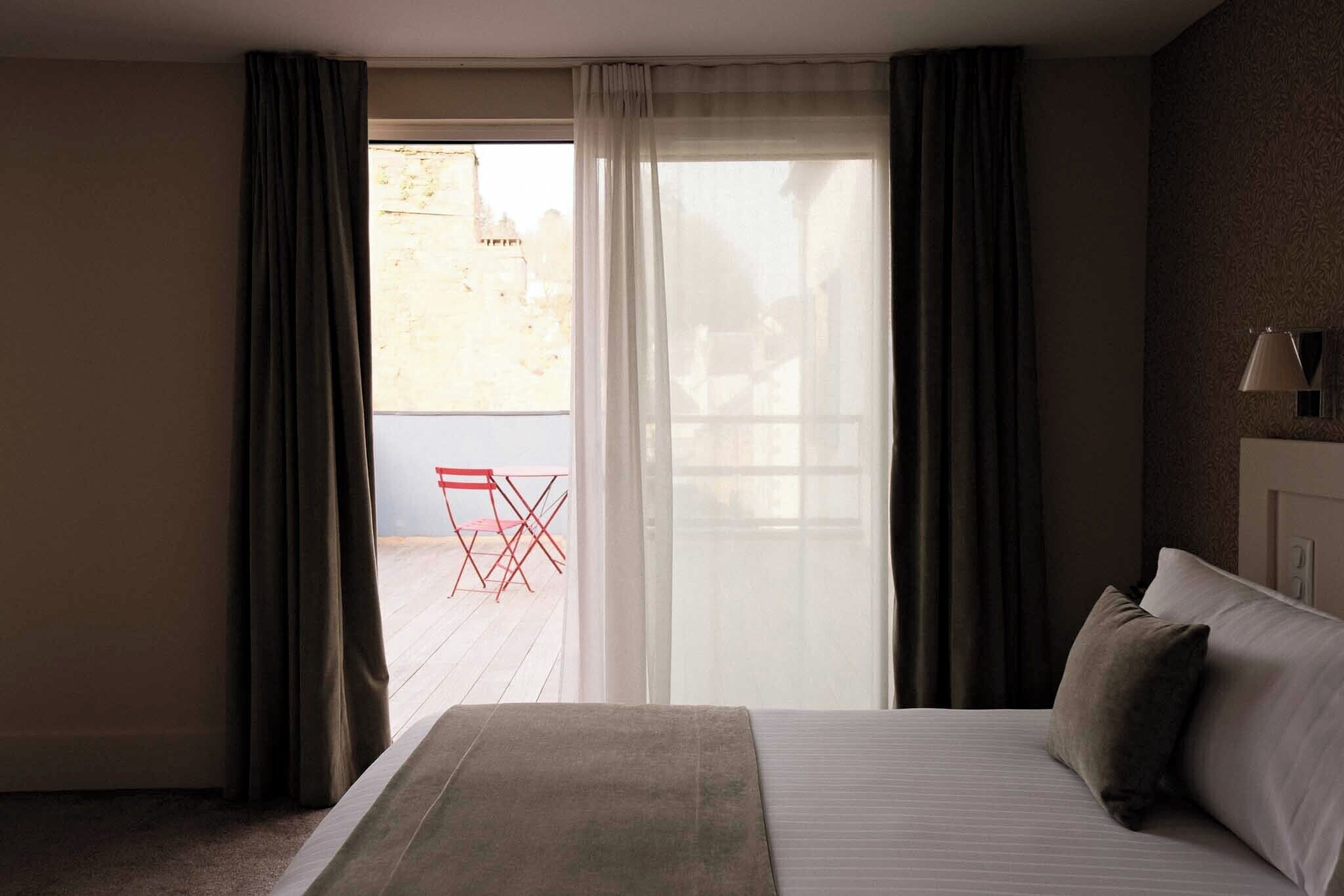 Junior suite, toegankelijk voor rolstoelgebruikers, terras (Loiseau) | Verduisterende gordijnen, gratis wifi, rolstoeltoegang