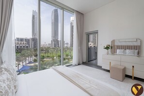 奢華公寓, 露台, 城市景