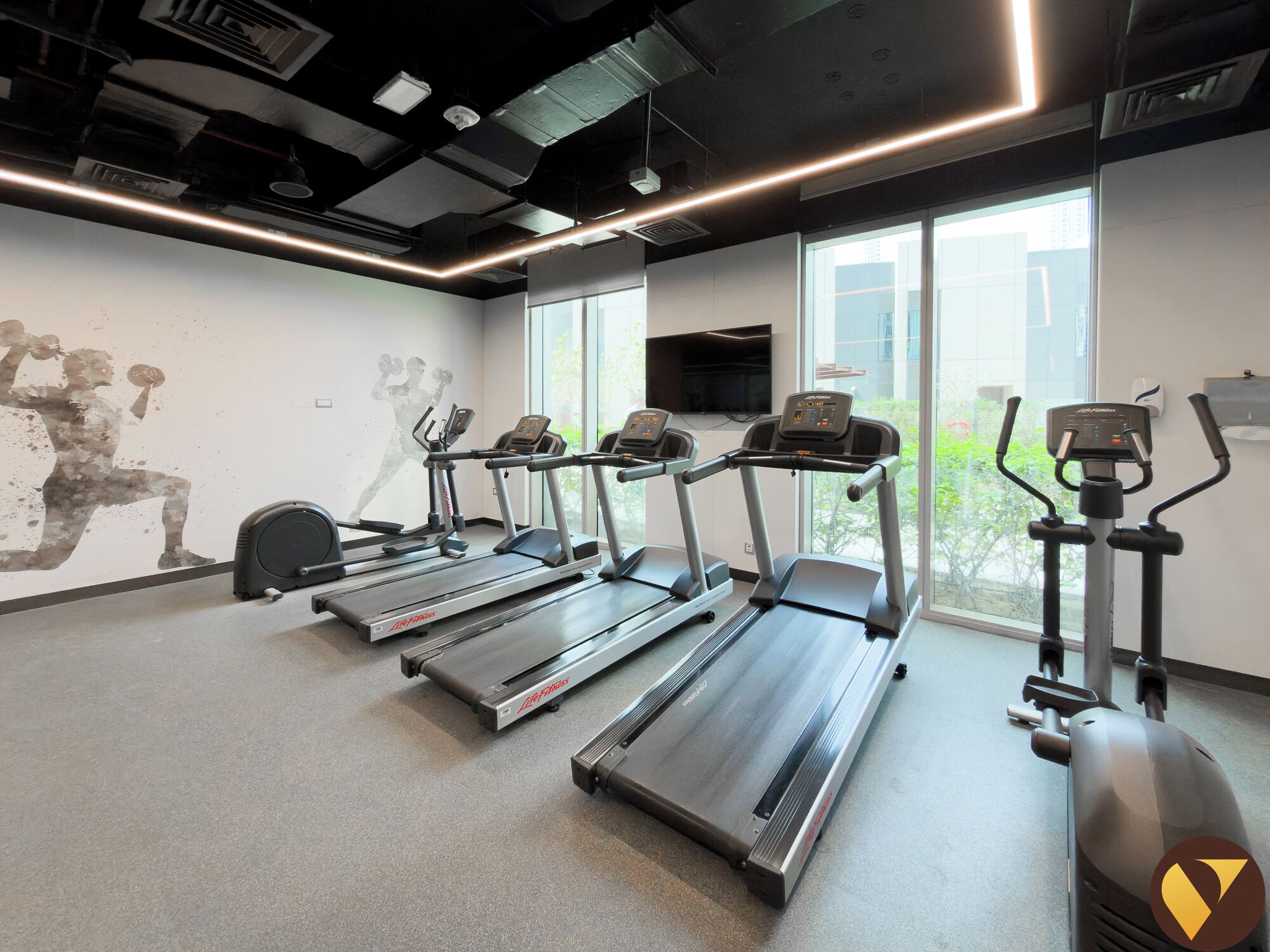 Luxury Apartment, Balcony, City View | Fitness facility
