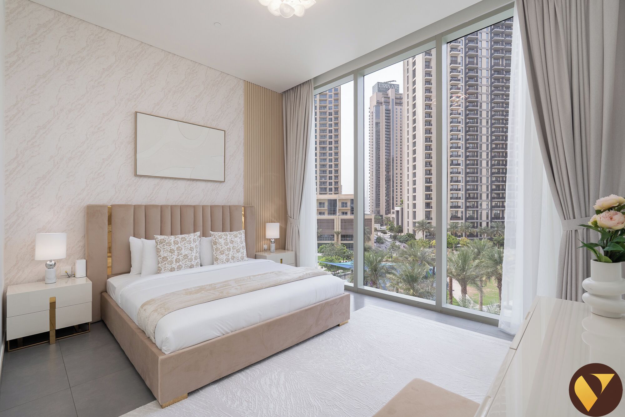 Appartement Luxe, balcon, vue ville