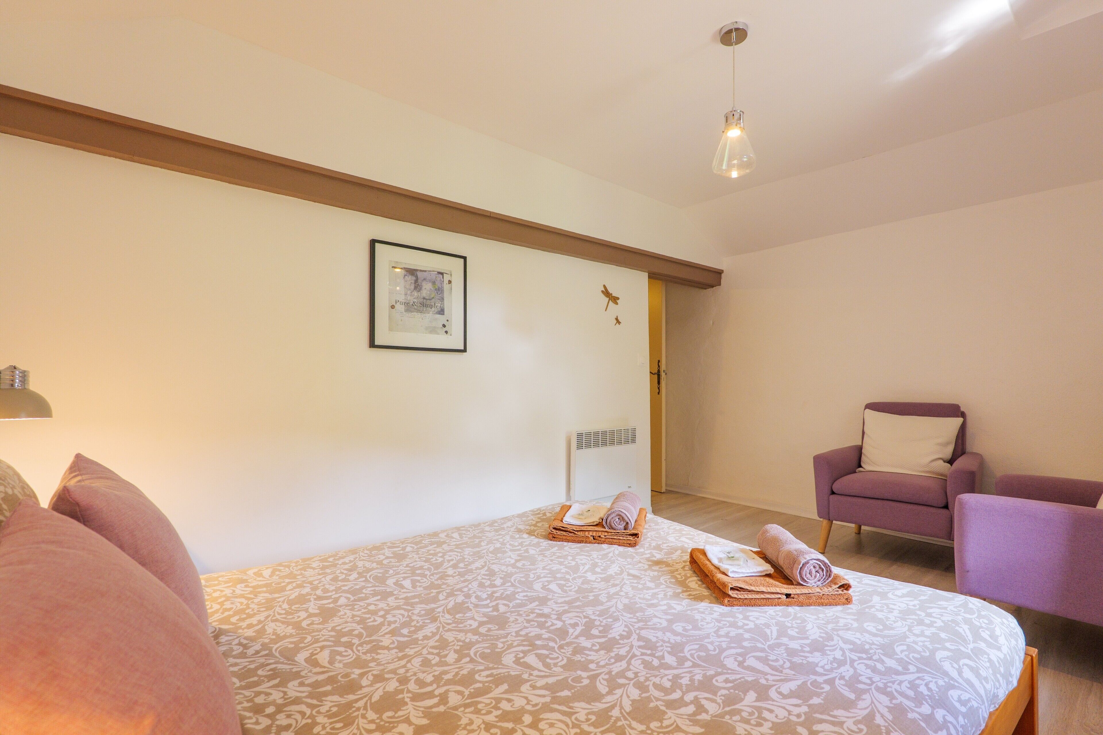 2 chambres, draps fournis