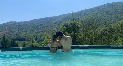 Guest Room “La Gardette” with Mountain View, Shared Pool and Private Terrace