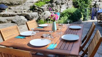 Opções para refeição ao ar livre