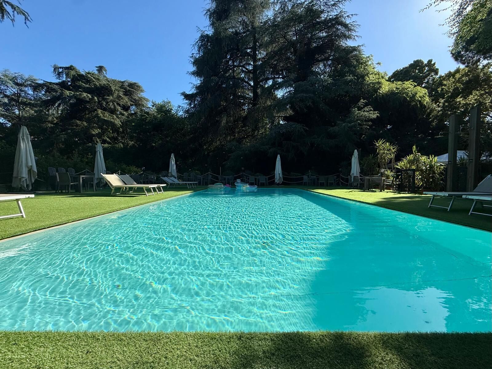 Seasonal outdoor pool