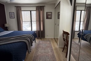 3 habitaciones, escritorio, tabla de planchar con plancha y wifi gratis