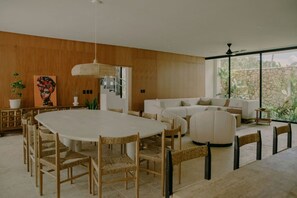 Dining - Luxury 5BR Villa Pool, Jacuzzi, Rooftop Near Beach (Las Terrenas)