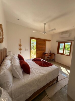 Desk, WiFi, bed sheets - Modern 2BR Casita | Private Jacuzzi Near Beach (Las Terrenas)