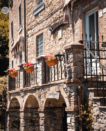 Exterior detail. Authentic Tuscan Stone House • 4BR • Peaceful Village Escape
