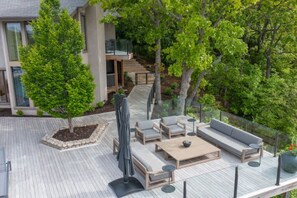 Terrace/patio - Vantage Point - Heated Pool, Hot Tub, & Views! (Sunrise Beach)