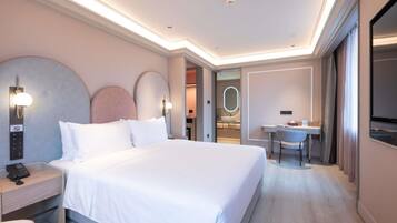 Quarto executivo, 1 cama King | Quartos à prova de som