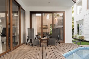 Villa, 3 Schlafzimmer, Poolblick, am Strand | Pool | Außenpool