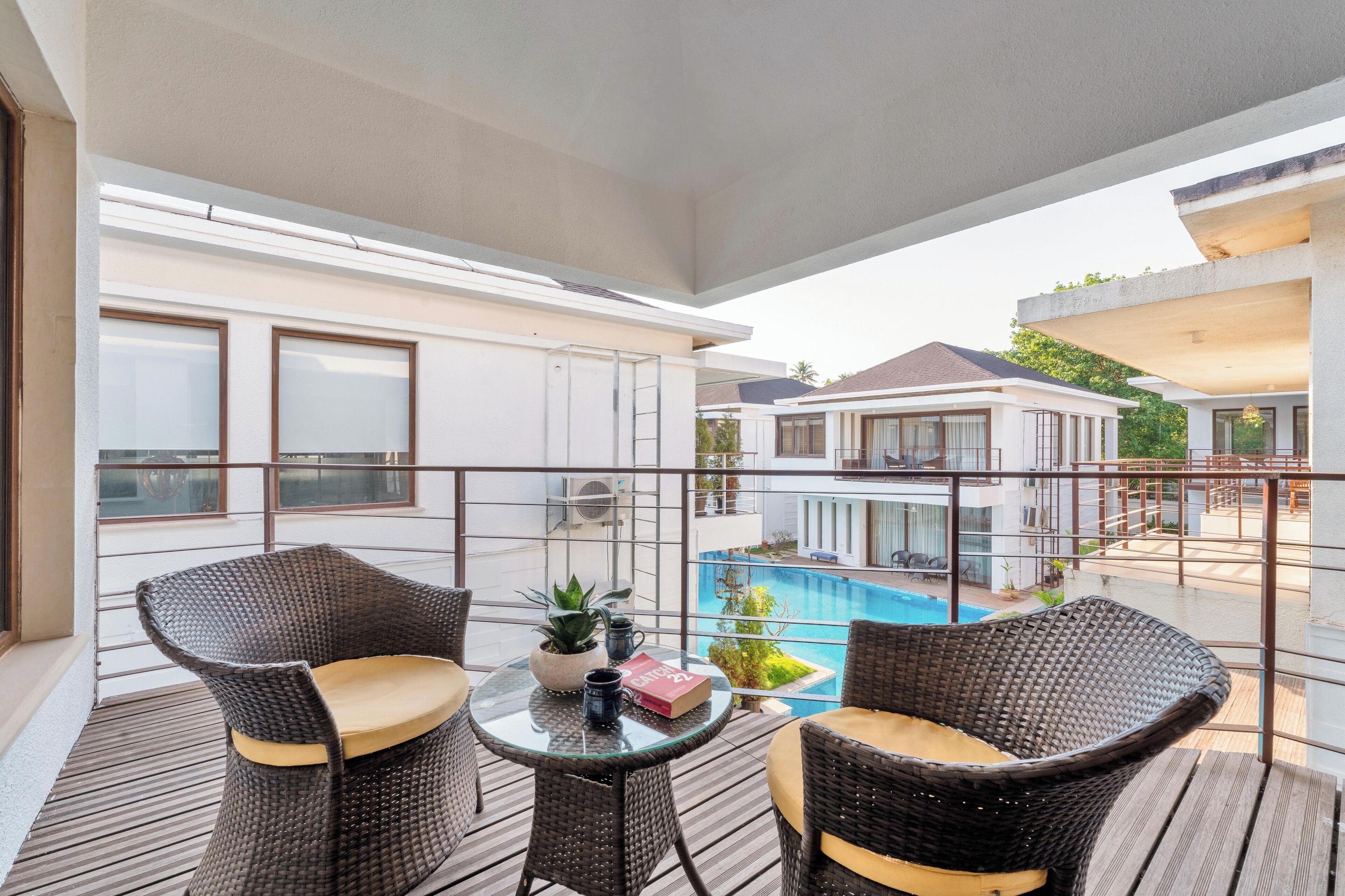 Villa, 3 habitaciones, vista a la alberca, junto a la playa | Terraza o patio