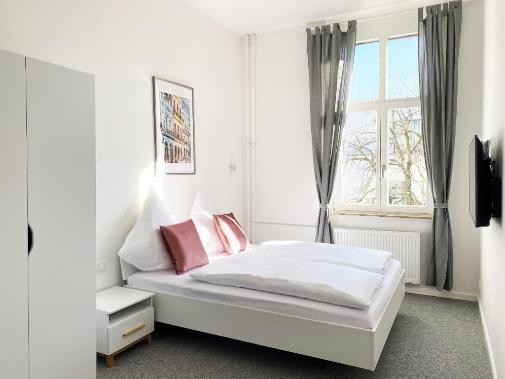 Blackout curtains, soundproofing, iron/ironing board, free WiFi