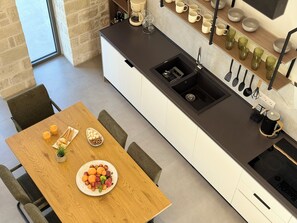 Dining - Sunrise Village Aptera Private Pool Villa No1 - Horizon (F477+79, Souda)