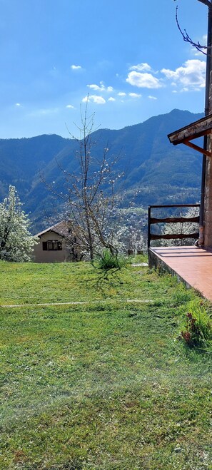 Property grounds - Le Serre 2 - Apartment in a detached house in the mountains (Belvédère)