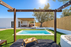 Pool - Cubo's Casa Rural La Flamenca / Private pool / Air conditioning / Free Wi-Fi (Alhaurín el Grande)