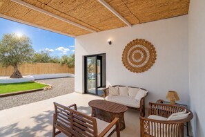 Terrace/patio - Cubo's Casa Rural La Flamenca / Private pool / Air conditioning / Free Wi-Fi (Alhaurín el Grande)