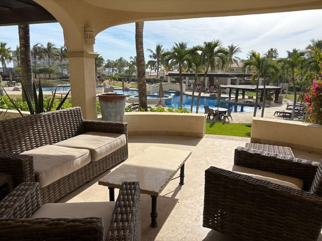 Departamento, varias camas, patio, vista al jardín (Las Mañanitas F4106) | Vista desde la habitación