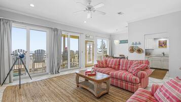 Condo, Multiple Beds (Ocean Club at Turtle Mound 205) | Living area