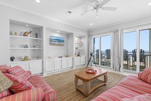 Condo, Multiple Beds (Ocean Club at Turtle Mound 205) | Living area - Ocean Club at Turtle Mound 205 (New Smyrna Beach)