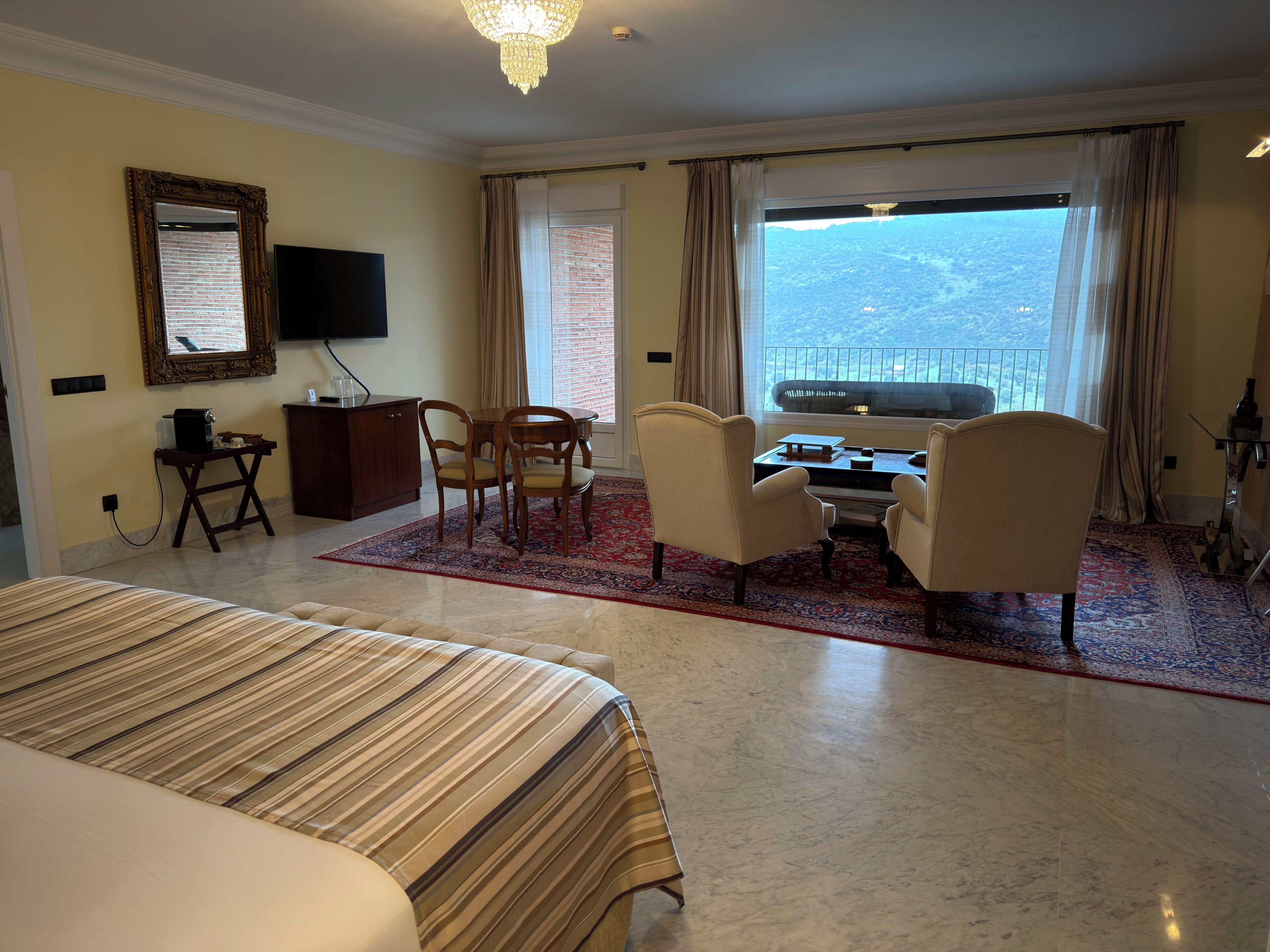 Presidentiële suite, 1 kingsize bed, terras, uitzicht op bergen