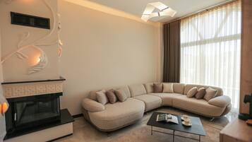 高级别墅, 山景 | 起居区