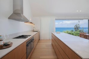 Private kitchen - Bella Vista Oceanfront Haven with Endless Views (Norah Head)