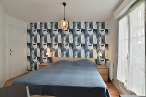 3 makuuhuonetta, silitysrauta/-lauta, ilmainen Wi-Fi