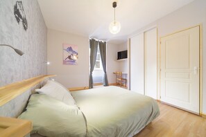 3 chambres, fer et planche Ă repasser, Wi-Fi gratuit, draps fournis