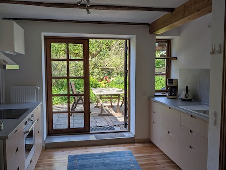 専用キッチン. Auszeit vom Alltag: Ferienhaus zwischen Ostsee & Schlei - 4 Personen