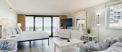 Estudio, 1 cama King size y sofá cama (Beachside II #4247)