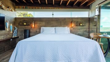 Apartamento luxo, sacada, vista para o mar