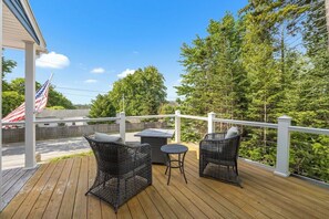 Outdoor dining - Causeway Blue-New! Ocean & Golf Course View! (Southwest Harbor)