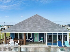 Exterior - Coastal Retreat – Walk to the Beach + Ocean Views! Nauti Time! (Bolivar Peninsula)