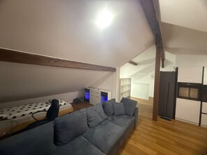 Living area - Beautiful 1-bedroom apartment in charming Wimmis perfect for relaxing stay (Wimmis)