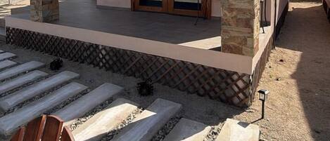 Cabane Confort, 1 chambre, vue montagne | Terrasse/Patio