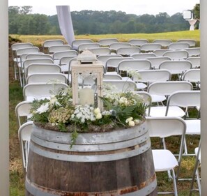 Außenbereich für Bankette