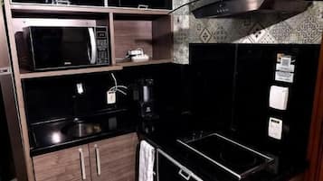 Leilighet – superior, aircondition, hageutsikt | Eget kjøkken