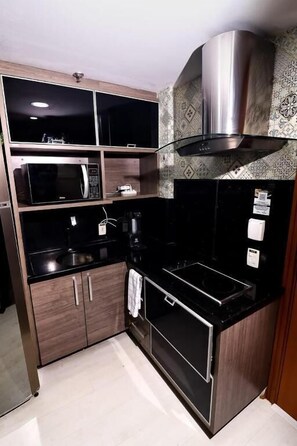 Private kitchen - Tropical executive hotel Flat 1006 (Manaus)