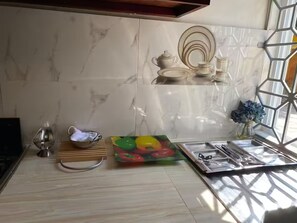 Private kitchen - Whiteriver villa 1bedroom apartment (Ocho Rios)