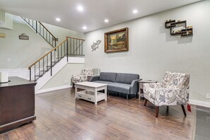TV, fireplace - Near Tech HQs & Soccer: Commuter’s Fremont Hub (Fremont)